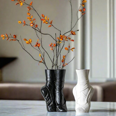 Graceful Poise Ceramic Vase Vase - Palatium Lux