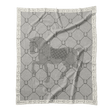 Gray Manor Horse Throw Blanket blanket - Palatium Lux