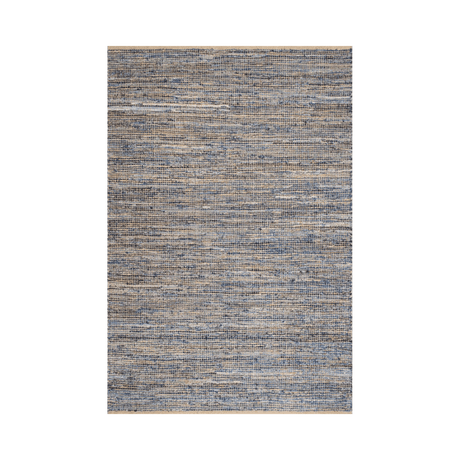 Greywater Bleu Handwoven Cotton Rug - 4 x 6 Rugs - Palatium Lux