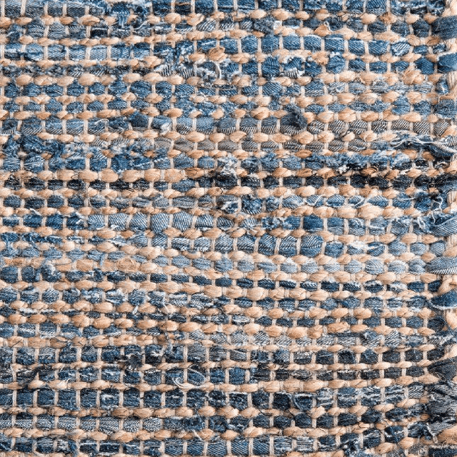 Greywater Bleu Handwoven Cotton Rug - 4 x 6 Rugs - Palatium Lux
