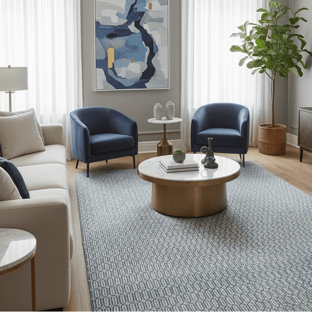 Halcyon Handwoven Wool Rug - 5 x 8 Rugs - Palatium Lux