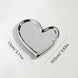 Adore You Ceramic Tray Silver Heart tray - Palatium Lux