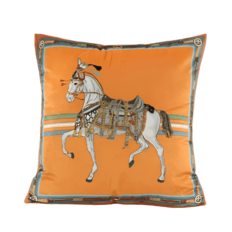 Horse Peachskin Pillow Cover pillow covers - Palatium Lux