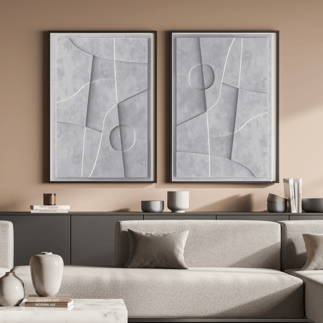 Illusionary Timeless Contours Canvas canvas - Palatium Lux