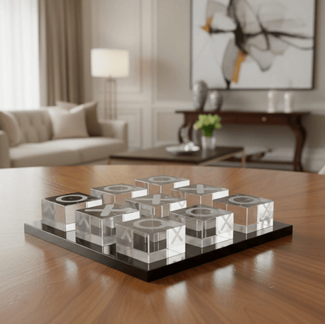 Imperium Glass Crystal XO Set statue - Palatium Lux