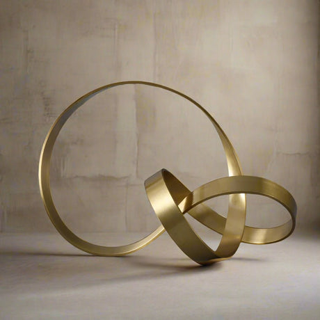 Infinitum Gold Ribbon Statue statue - Palatium Lux