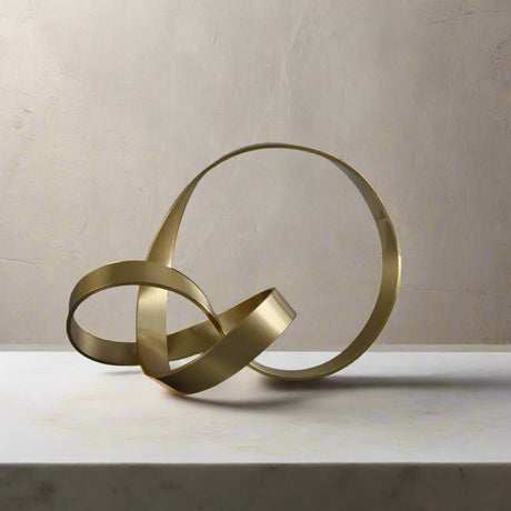 Infinitum Gold Ribbon Statue statue - Palatium Lux