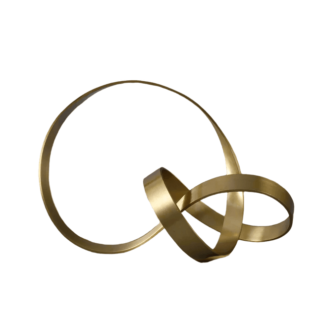 Infinitum Gold Ribbon Statue statue - Palatium Lux