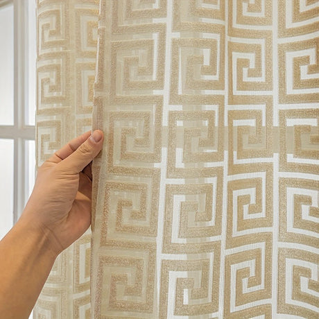 Jacquard Semi - Sheer Curtains - Palatium Lux