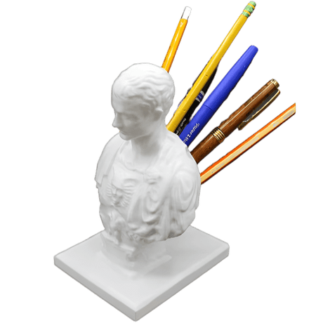 Julius Caesar Pen Holder statue - Palatium Lux