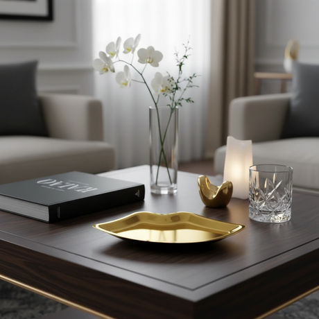 Lucious Lips Stainless Steel Tray