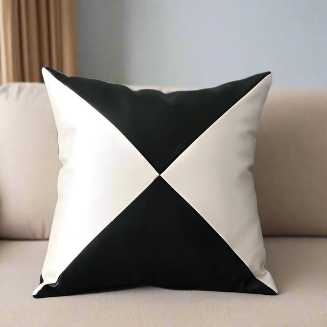 Laila Leatherette Pillow Cover Pillow Cover - Palatium Lux