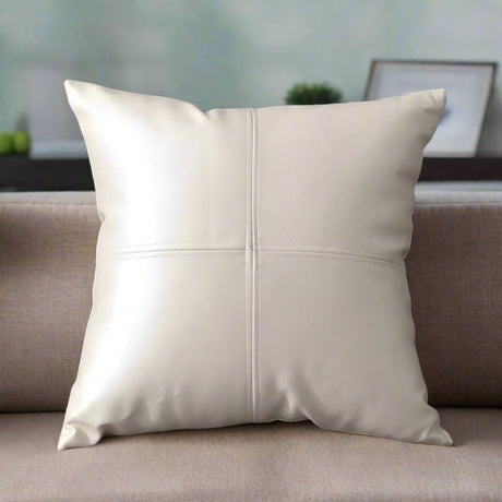 Laila Leatherette Pillow Cover Pillow Cover - Palatium Lux