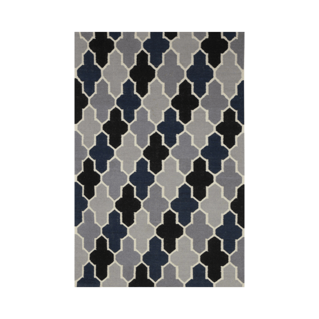 Laurentia Handwoven Wool Rug - 5 x 8 - Palatium Lux