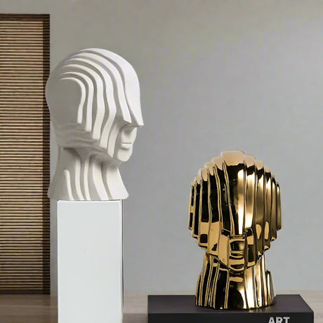Layers Ceramic Head Statue statue - Palatium Lux