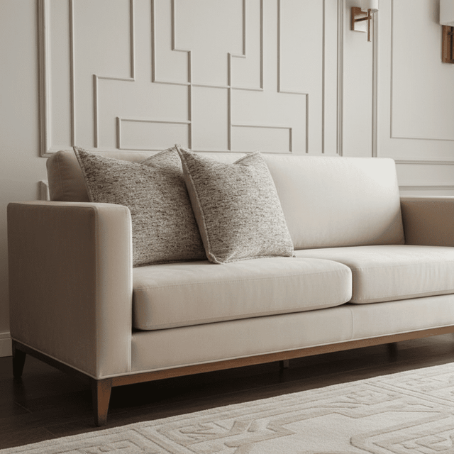 Lela Beige Pillow Cover pillow covers - Palatium Lux