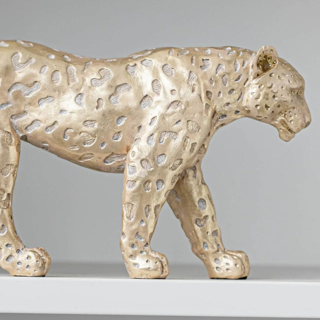 Leopardus Aurum Resin Statue statue - Palatium Lux