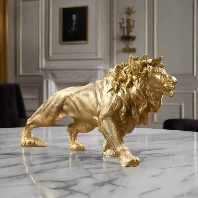 Lion of Luxury Resin Statue Default Title statue - Palatium Lux