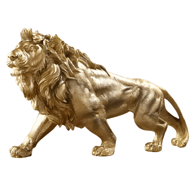 Lion of Luxury Resin Statue statue - Palatium Lux