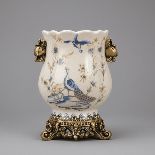 Lucentia Ceramic Porcelain Vase Vase - Palatium Lux