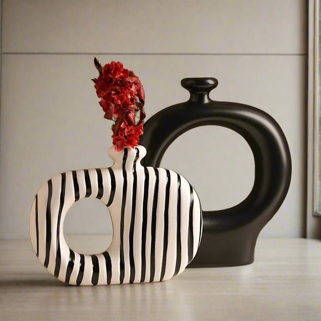 Luna Duo Ceramic Vases - Set of 2 Vase - Palatium Lux