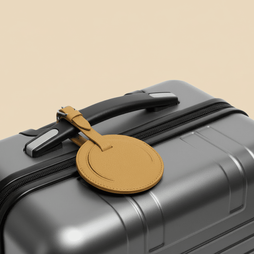 Lux Leather Luggage Tags leather - Palatium Lux