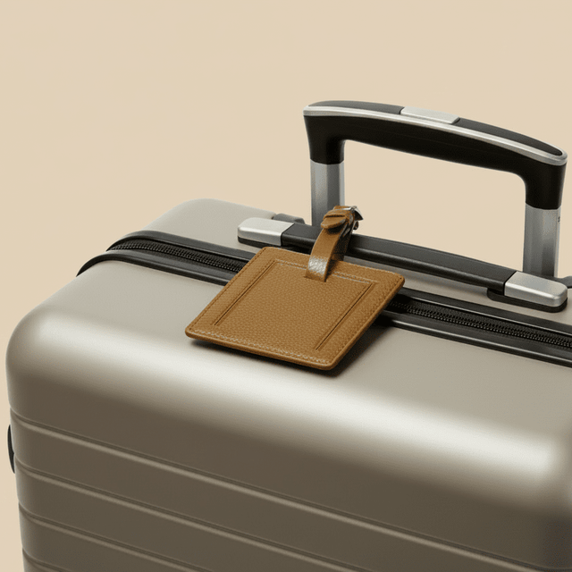 Lux Leather Luggage Tags leather - Palatium Lux