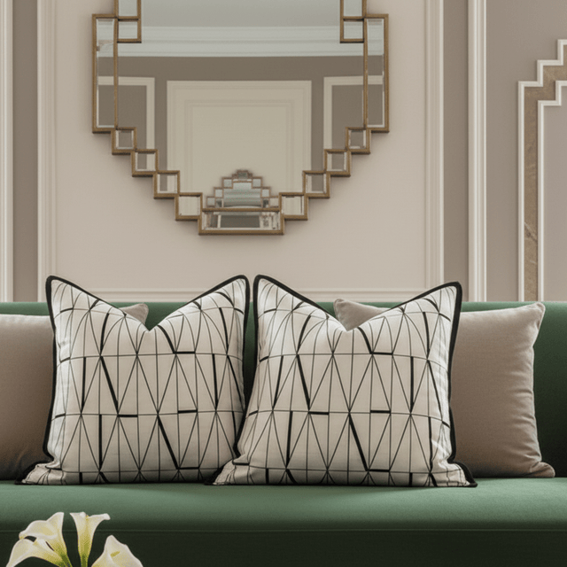 Luxe Linear Pillow Cover pillow covers - Palatium Lux