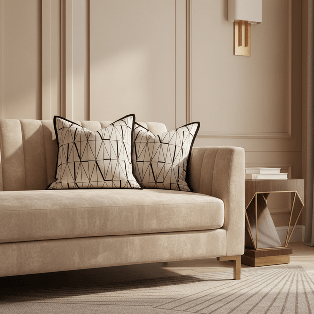 Luxe Linear Pillow Cover pillow covers - Palatium Lux