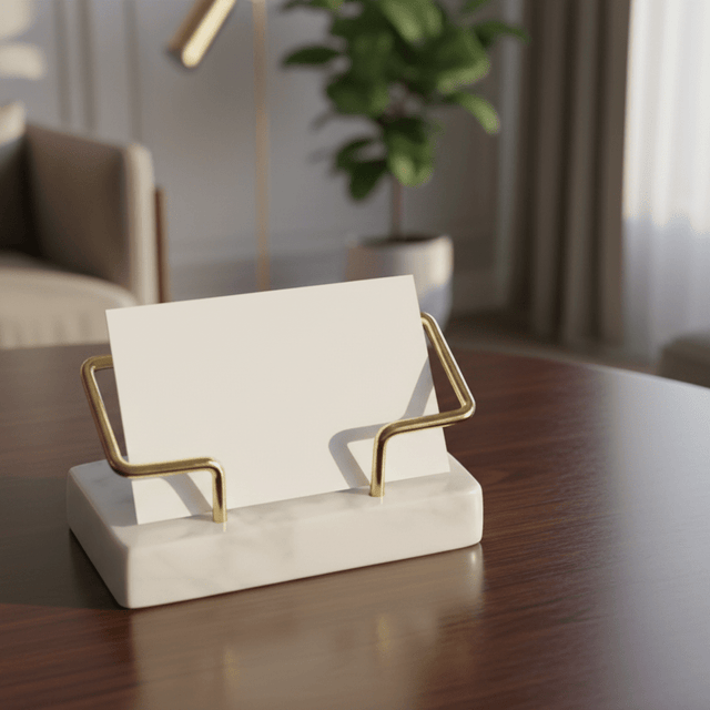 Marble Business Card Holder tray - Palatium Lux