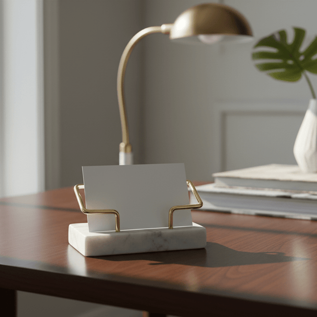 Marble Business Card Holder tray - Palatium Lux