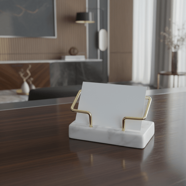 Marble Business Card Holder tray - Palatium Lux