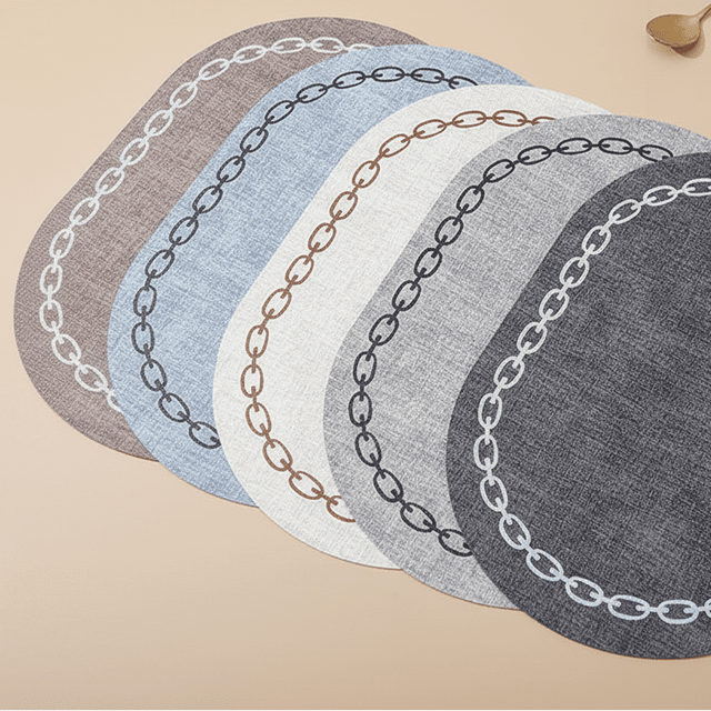 Marquess Faux Leather Placemats Kitchen - Palatium Lux