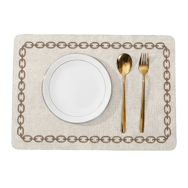 Marquess Faux Leather Placemats Kitchen - Palatium Lux