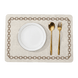 Marquess Faux Leather Placemats Kitchen - Palatium Lux