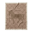 Mauve Manor Horse Throw Blanket blanket - Palatium Lux