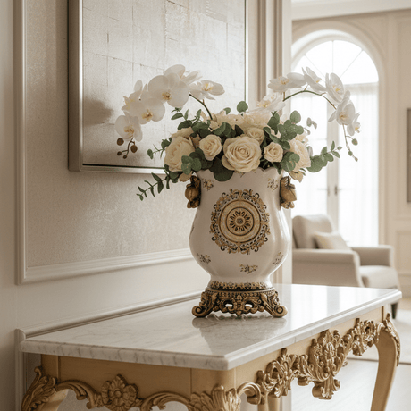 Medici Ceramic Porcelain Vase Vase - Palatium Lux