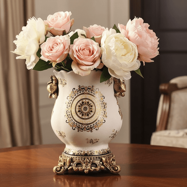 Medici Ceramic Porcelain Vase Vase - Palatium Lux