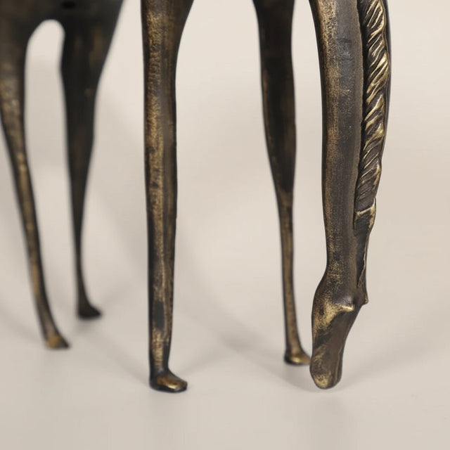 Milo Metal Horse Statue statue - Palatium Lux