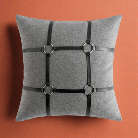 Molly Leather - Buckled Horse Pillow Cover - Palatium Lux