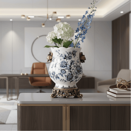 Monet Ceramic Porcelain Vase Vase - Palatium Lux