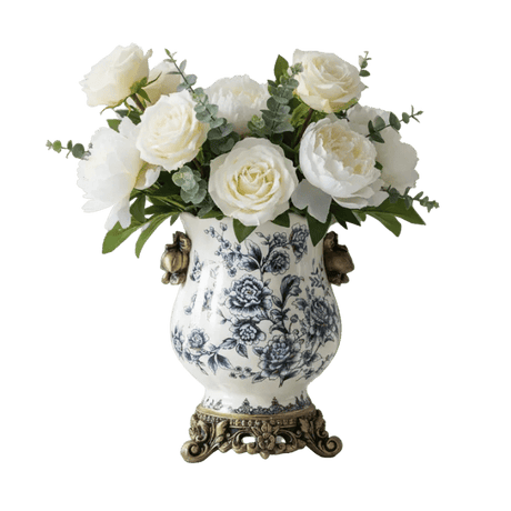 Monet Ceramic Porcelain Vase Vase - Palatium Lux