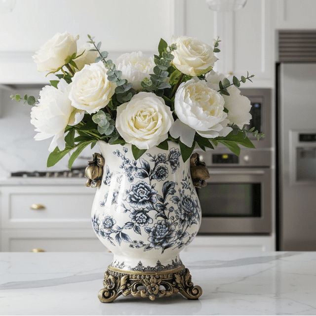Monet Ceramic Porcelain Vase Vase - Palatium Lux