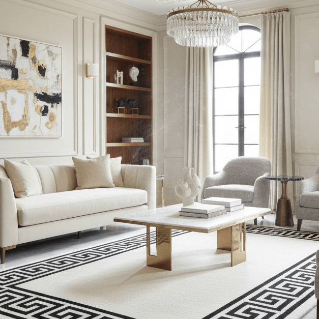 Montfort Hand Tufted Wool Rug - 5 x 8 Rugs - Palatium Lux