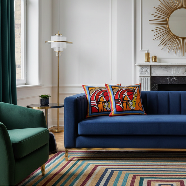 Mosaic Mane Pillow Cover