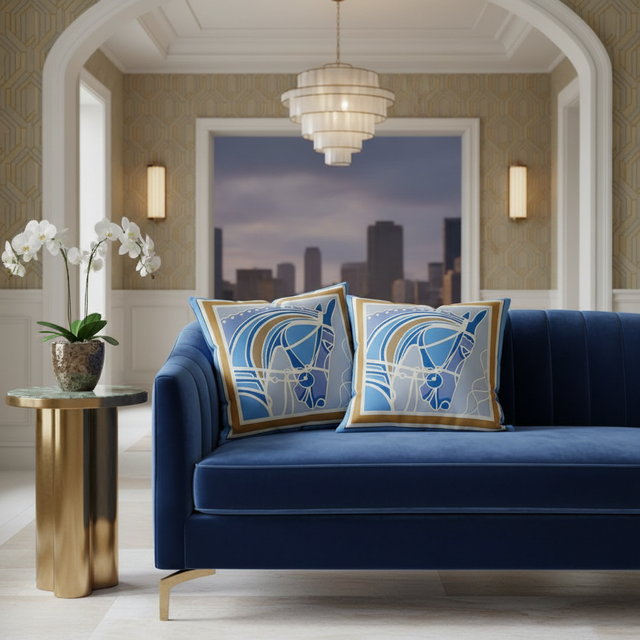 Mosaic Mane Pillow Cover