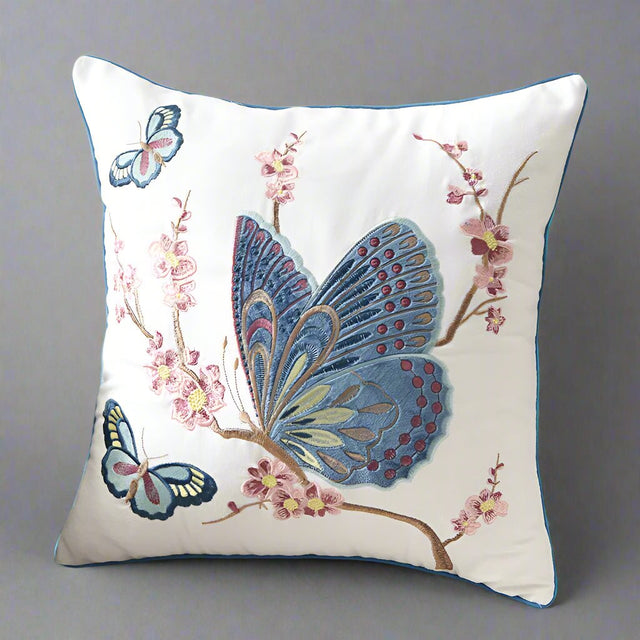 Nature's Beauty Embroidered Pillow Cover pillow covers - Palatium Lux