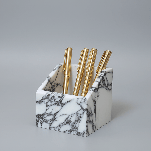 Noema Marble Desktop Organizer - Palatium Lux