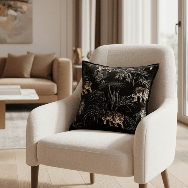 Noir Predator Pillow Cover Pillow Cover - Palatium Lux