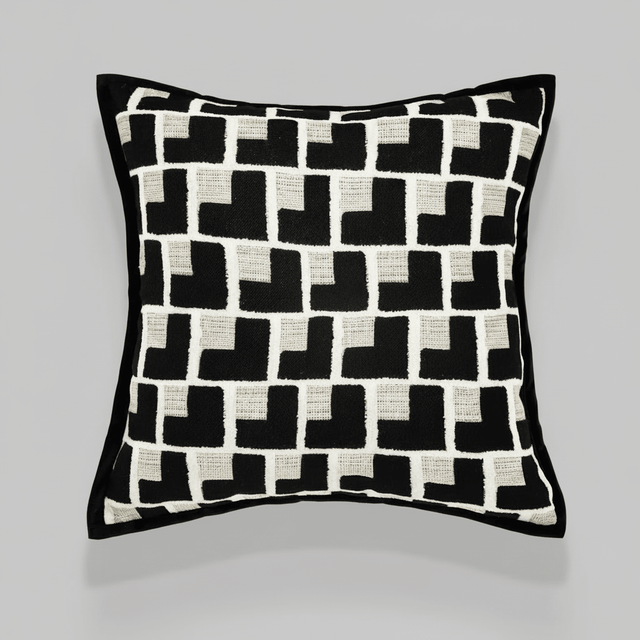 Noir Tie Pillow Cover Pillow Cover - Palatium Lux